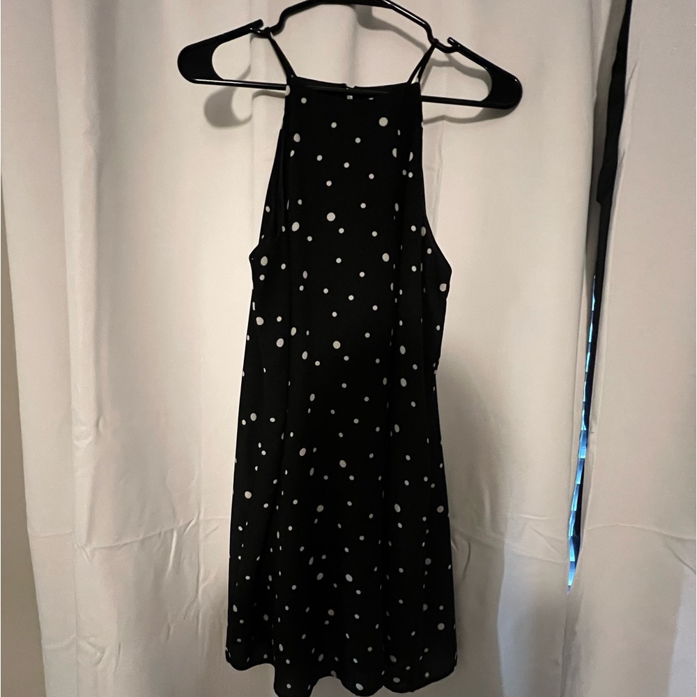 Polka dot short dress